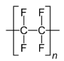 Chemische Formel PTFE